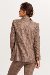 CHAQUETA DE BOTONES ANIMAL PRINT