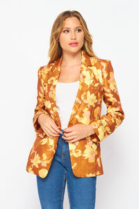 CHAQUETA ESTAMPADA